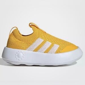 New Adidas Bubble Comfy 1 - Yellow - Size 10K - Toddler Shoes - New W/ Box